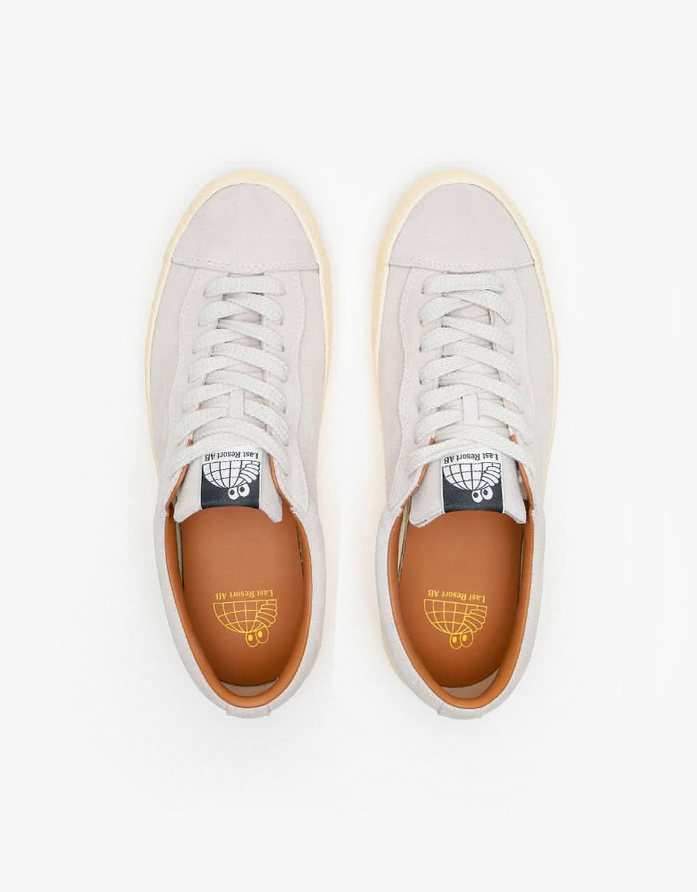 Last Resort AB VM002 Suede Lo Skate Shoes - White/White