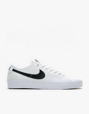 Nike SB BLZR Court Skate Shoes - White/Black-White-Black