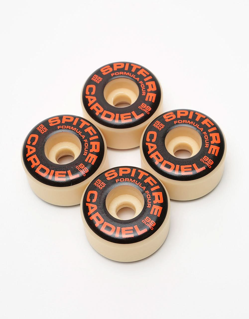 Spitfire Cardiel Deep Tab Formula Four 99a Skateboard Wheel - 55mm