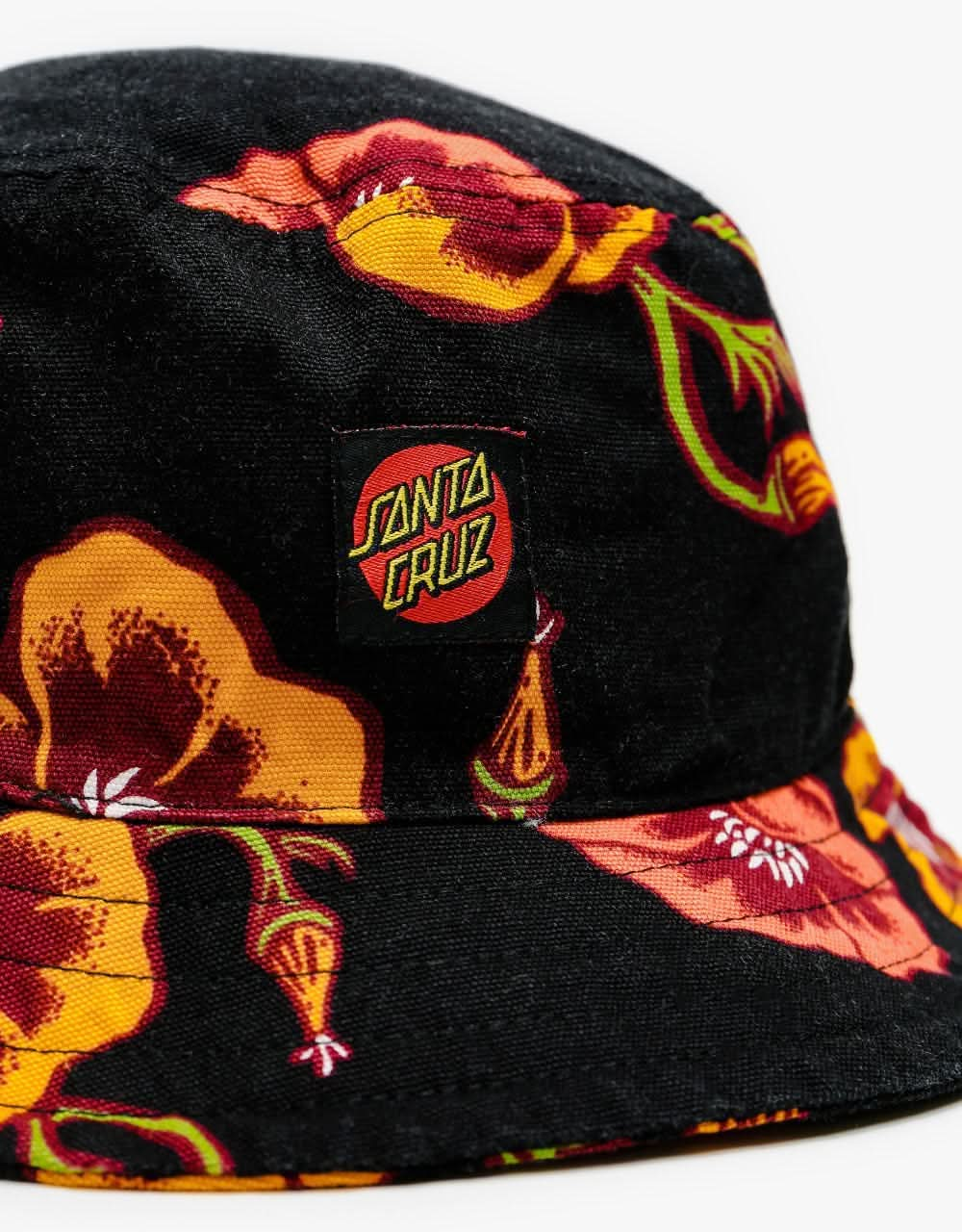 Santa Cruz Womens Poppy Bucket Hat - Poppy Print