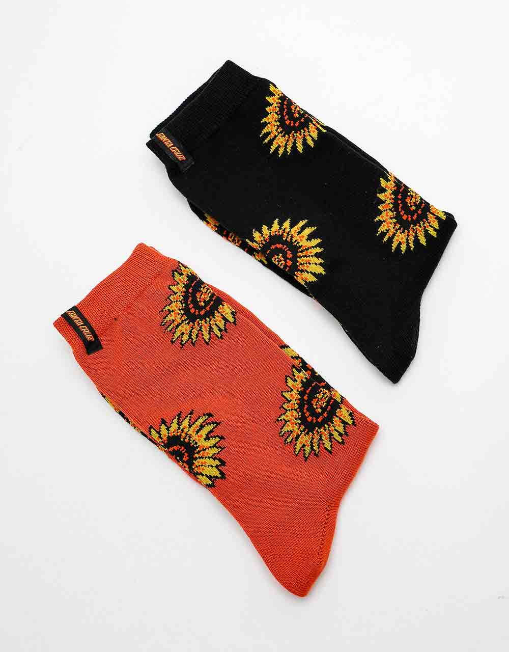 Santa Cruz Womens Sunflower 2 Pack Socks - Multi