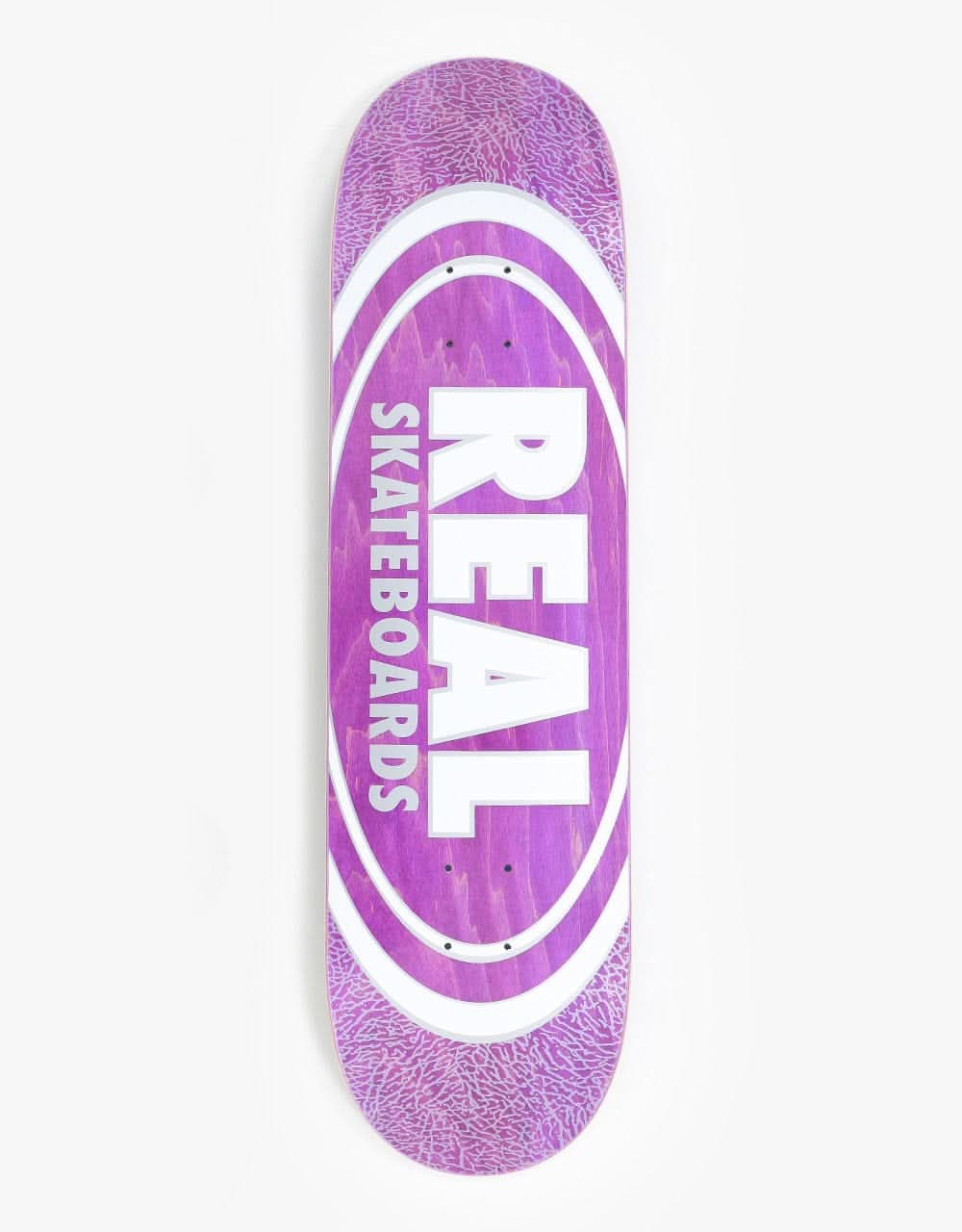 Real Team Oval Pearl Patterns Skateboard Deck - 8.38"