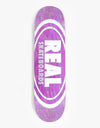 Real Team Oval Pearl Patterns Skateboard Deck - 8.38"