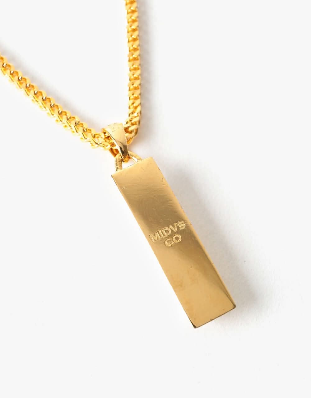 Midvs Co 18K Gold Plated Knox Necklace - Gold