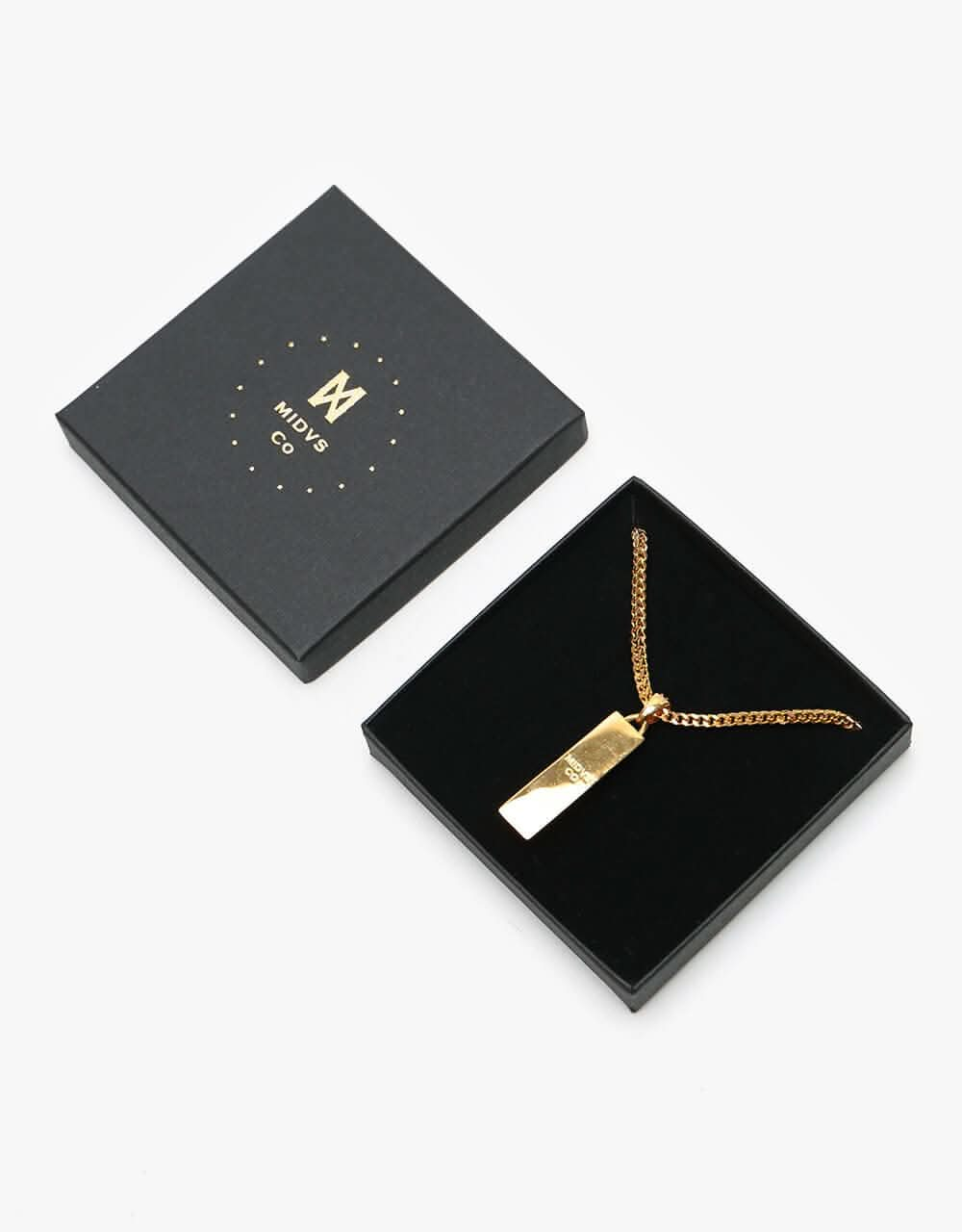 Midvs Co 18K Gold Plated Knox Necklace - Gold