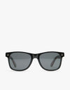 Glassy Sunhater Leonard Polarized Sunglasses - Black/Tie-Dye