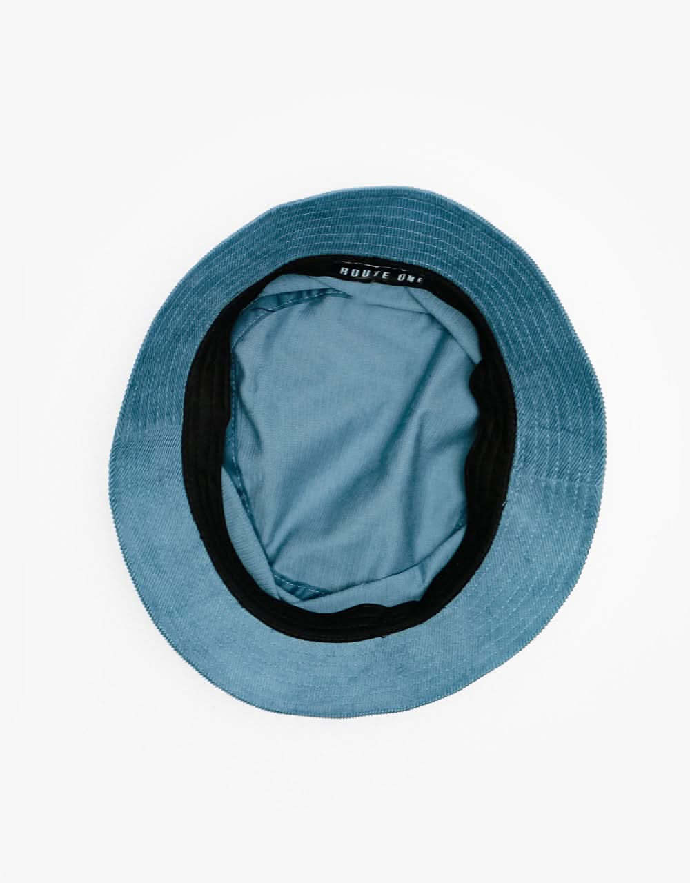 Route One Script Cord Bucket Hat - Air Force Blue