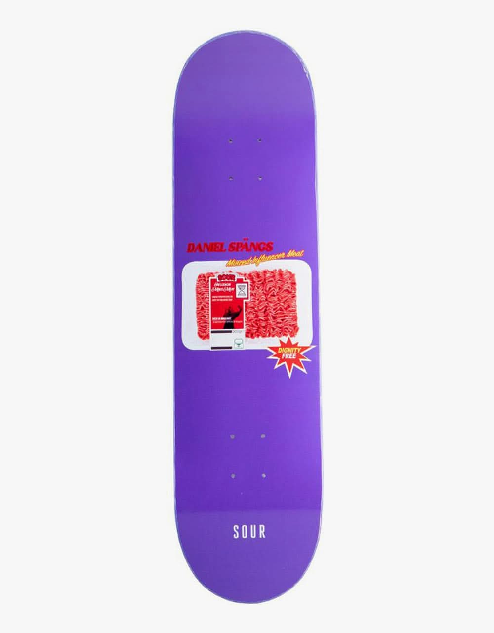 Sour Spängs Influencer Mince Skateboard Deck - 8.18"