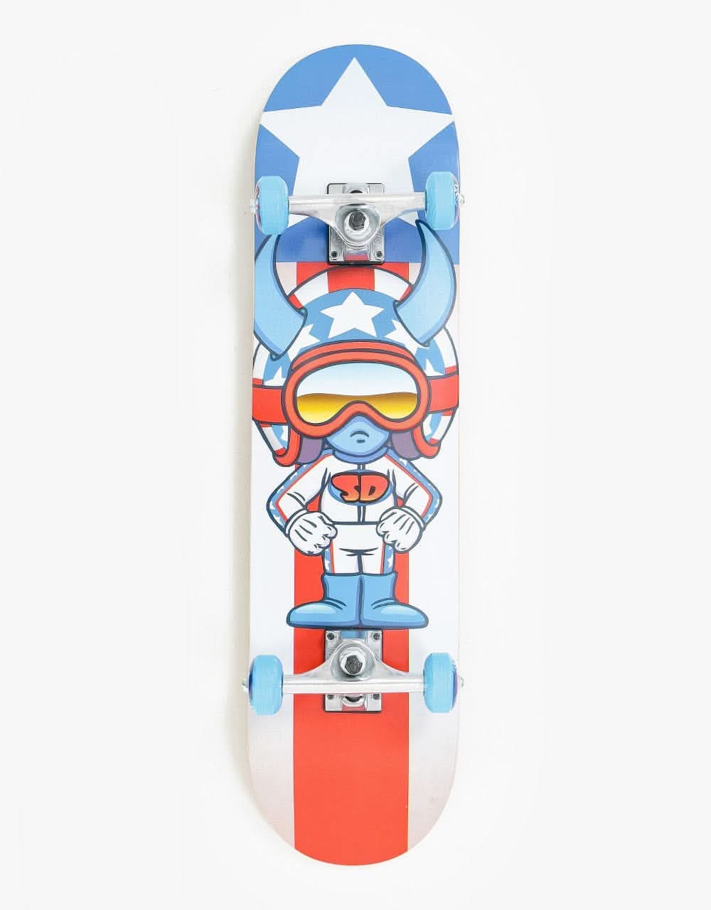 Speed Demons Stars Complete Skateboard - 7.75"