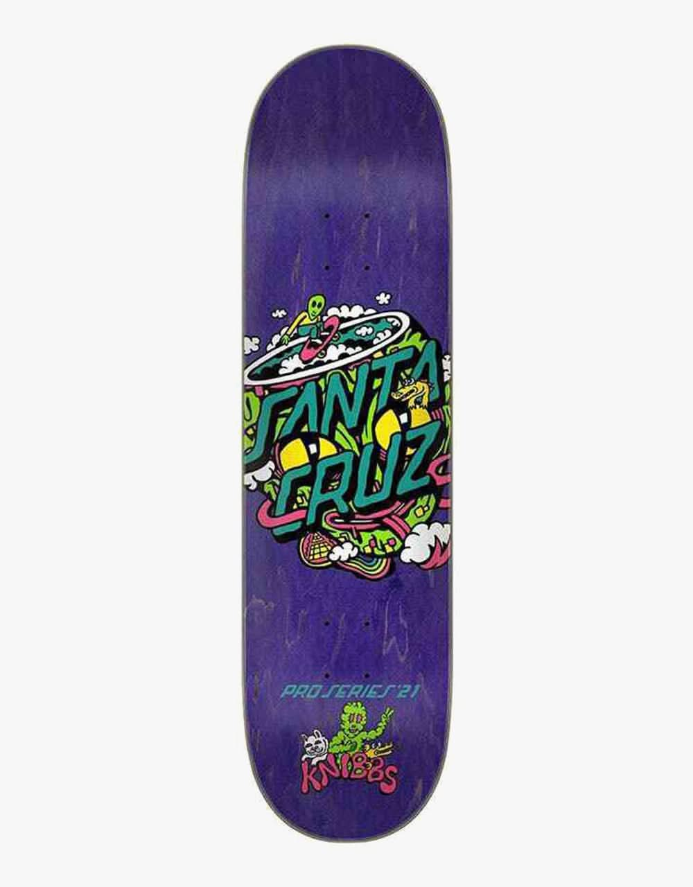 Santa Cruz Knibbs Reptilian Dot Skateboard Deck - 8.27"