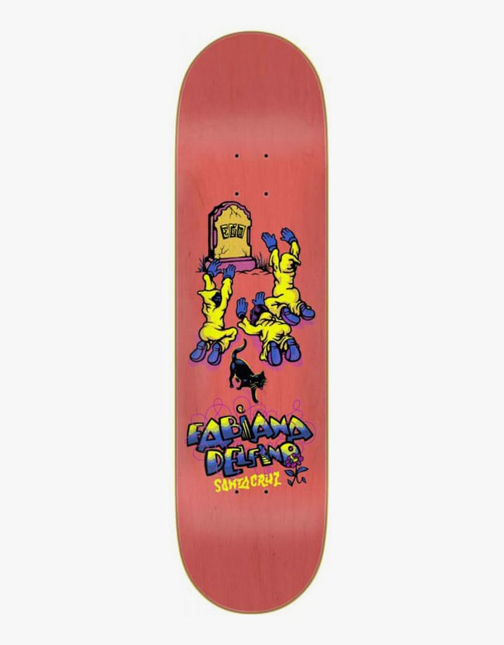 Santa Cruz Delfino Ego Skateboard Deck - 8.25"