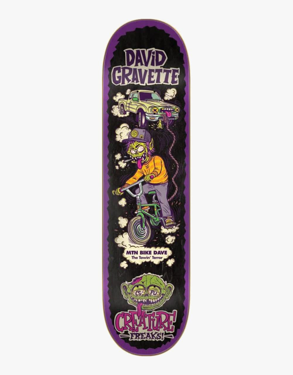 Creature Gravette Freaks Skateboard Deck - 8"