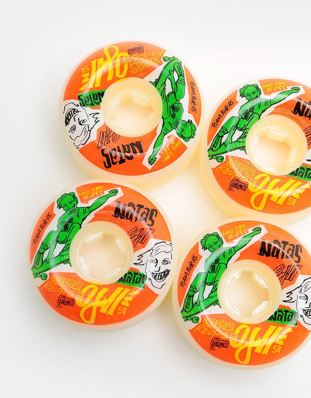 OJ Natas OJ II's OG Hardline 95a Skateboard Wheel - 58mm