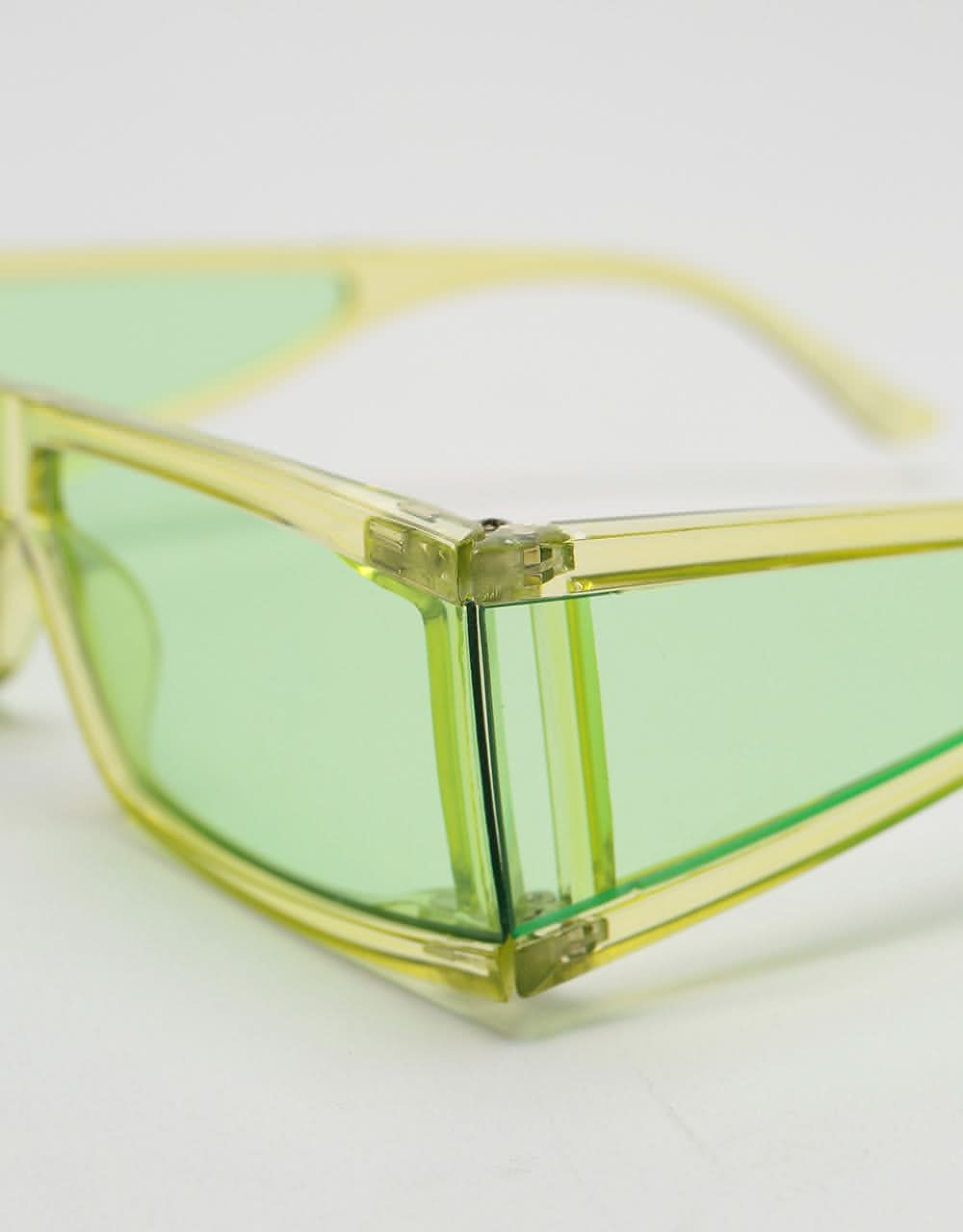 Route One Sting Sunglasses - Clear Green