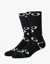 Stance Eye Toss Crew Socks - Black