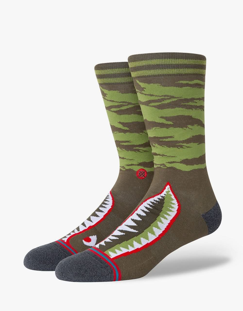 Stance Warbird Crew Socks - Olive