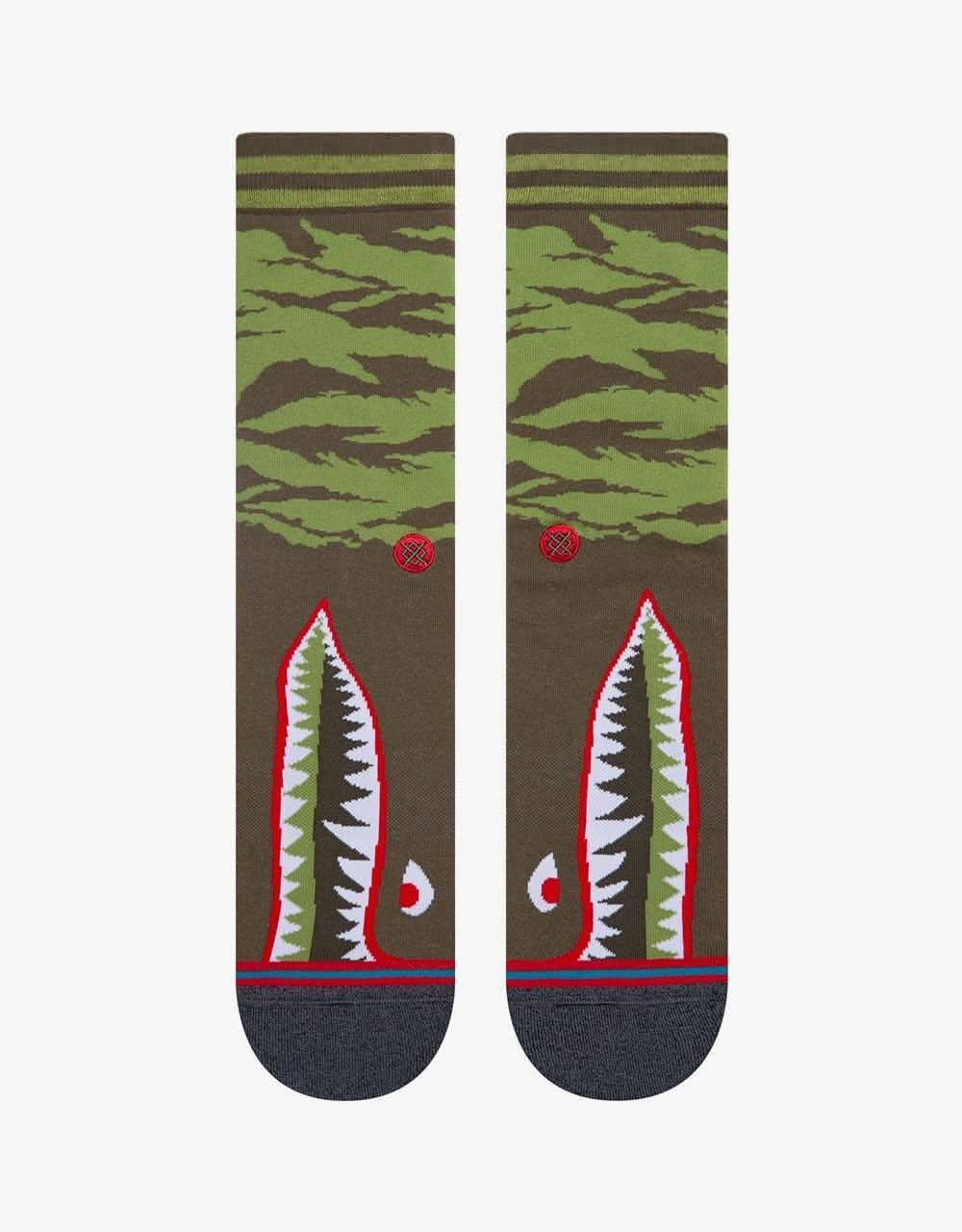 Stance Warbird Crew Socks - Olive