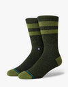 Stance Joven Crew Socks - Olive