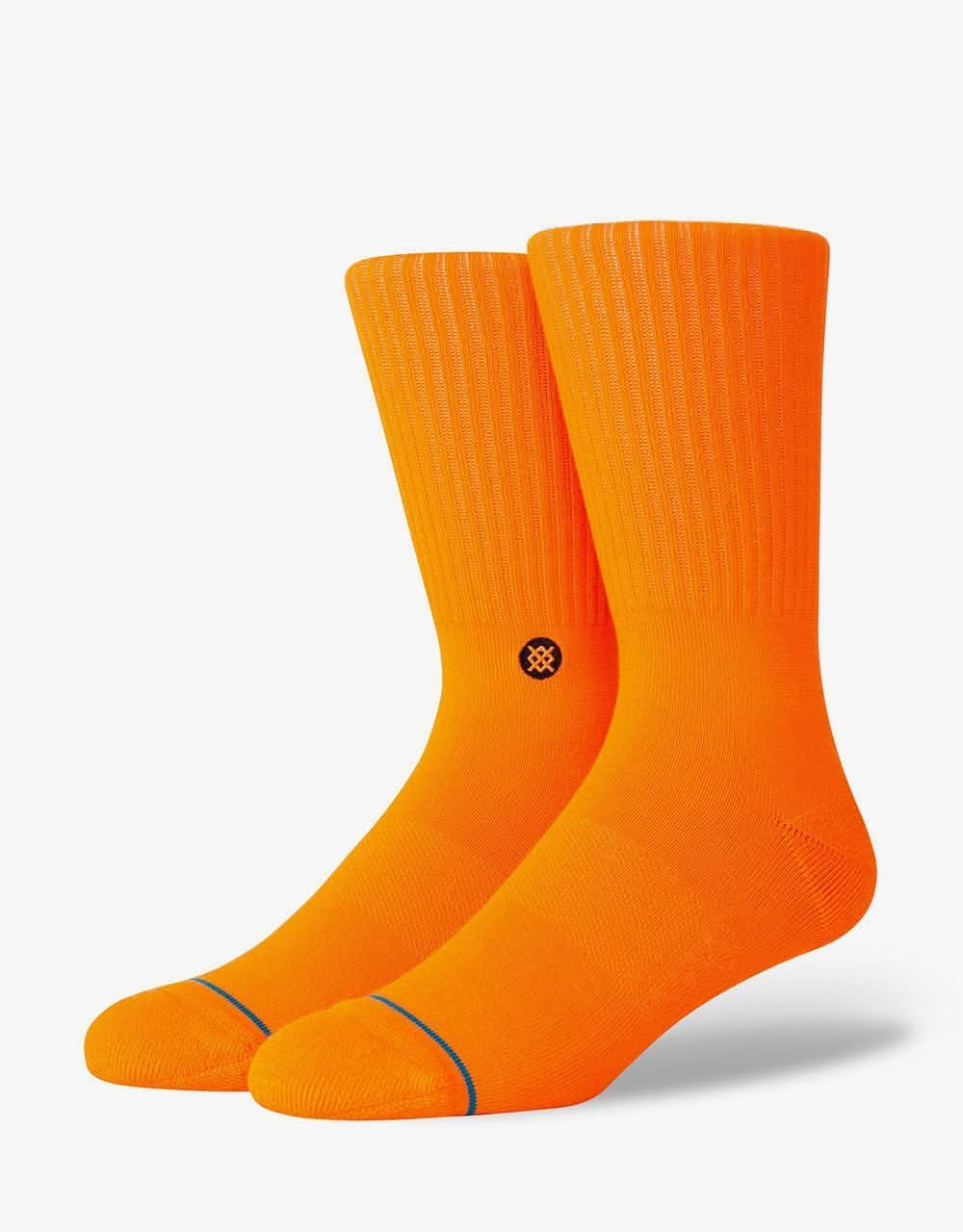 Stance Icon Classic Crew Socks - Orange