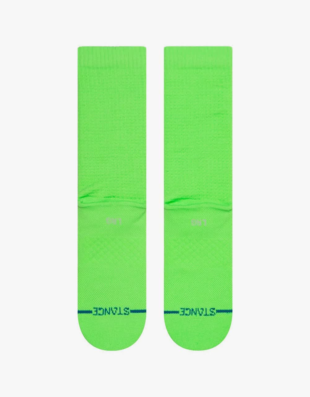 Stance Icon Classic Crew Socks - Green