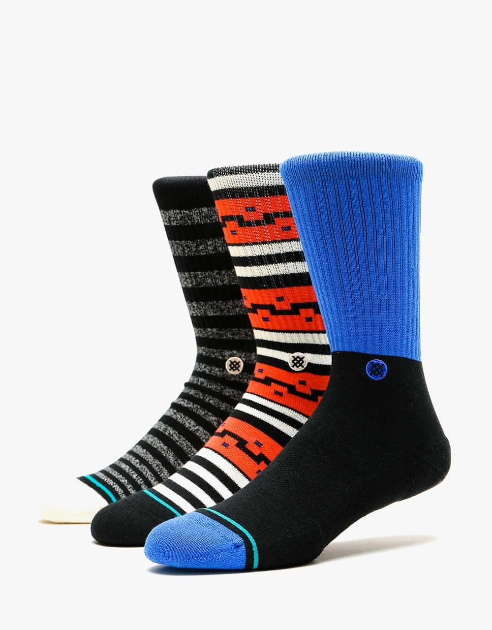 Stance Irwin 3 Pack Crew Socks - Multi