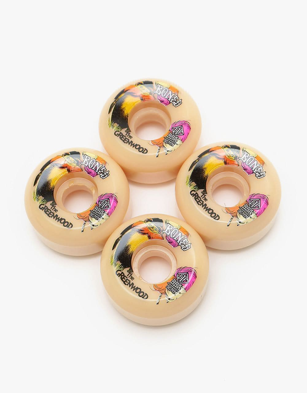 Bones The Greenwood V5 STF Skateboard Wheel - 52mm