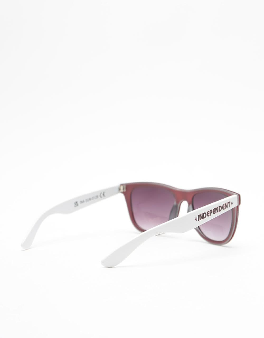 Independent Bar/Cross Sunglasses - Black/White