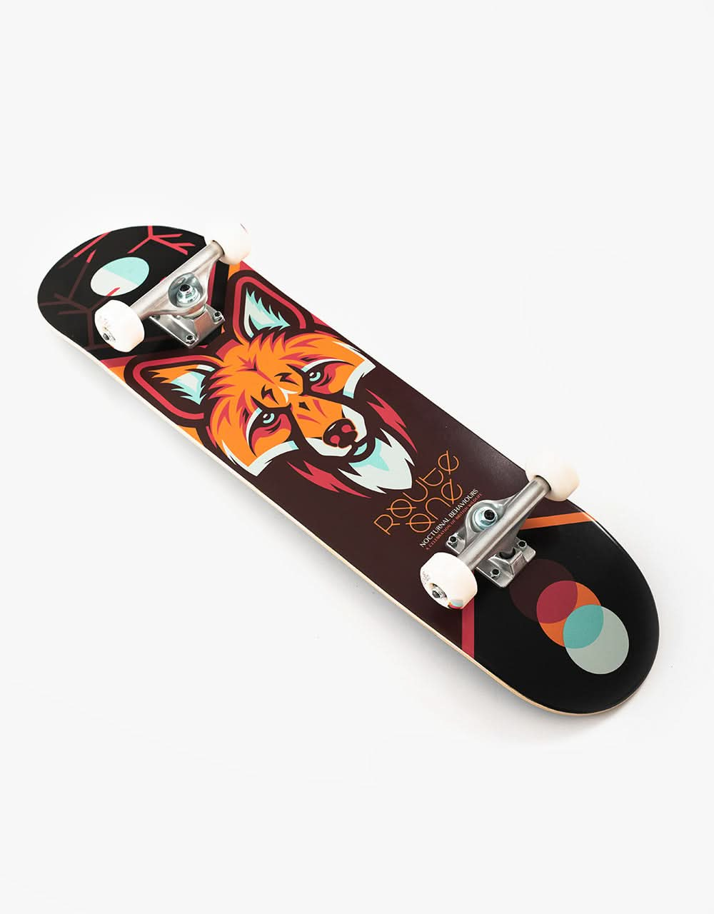 Skateboard complet Route One Nocturnal Behaviours 'Fox' - 8"