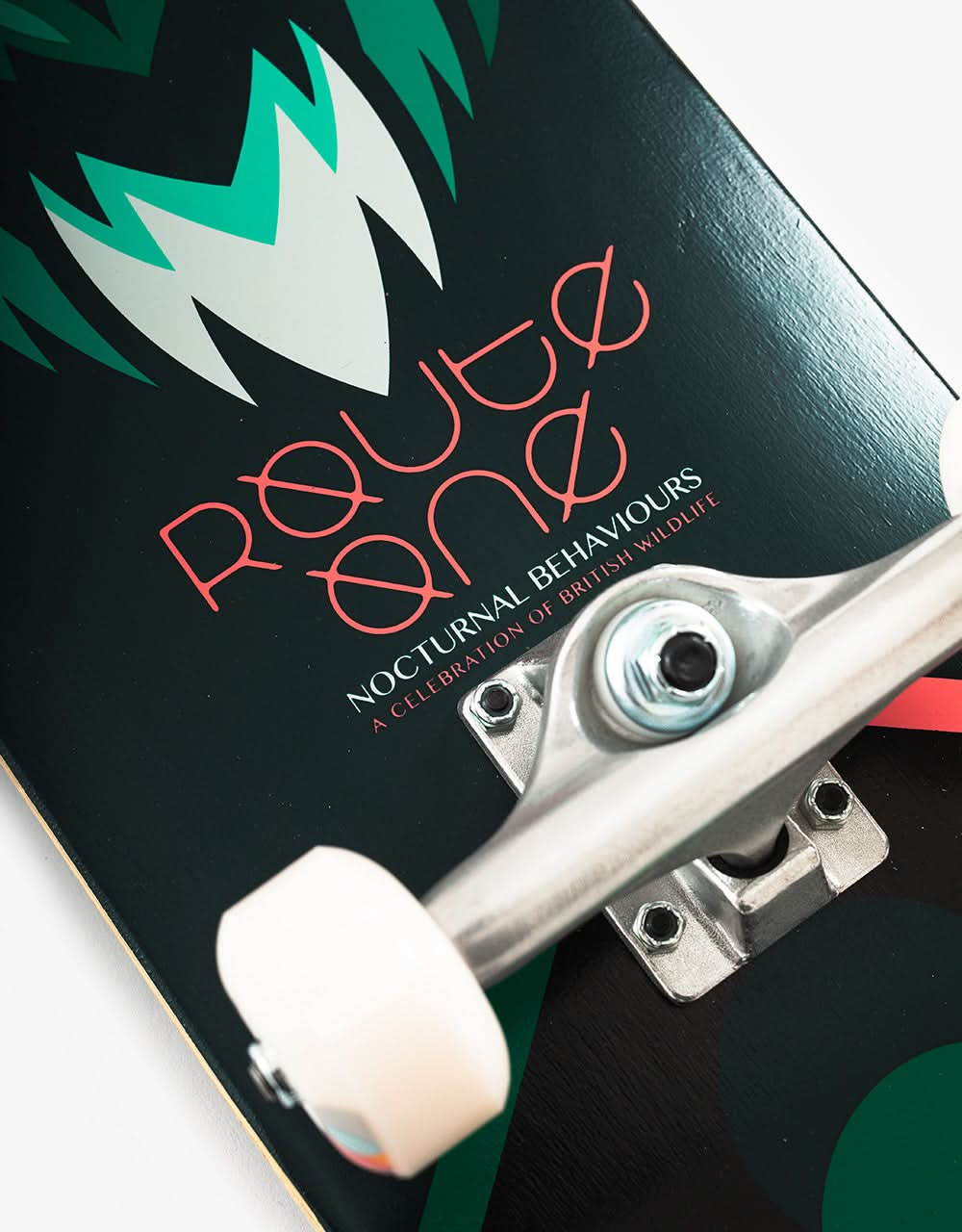 Route One Nocturnal Behaviours 'Owl' Complete Skateboard - 8.25"