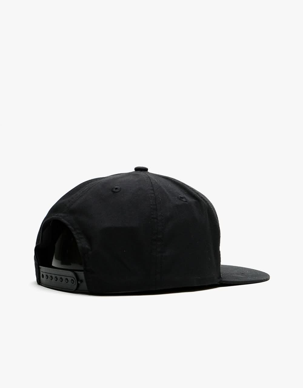 Thrasher Flame Logo Snapback Cap - Black