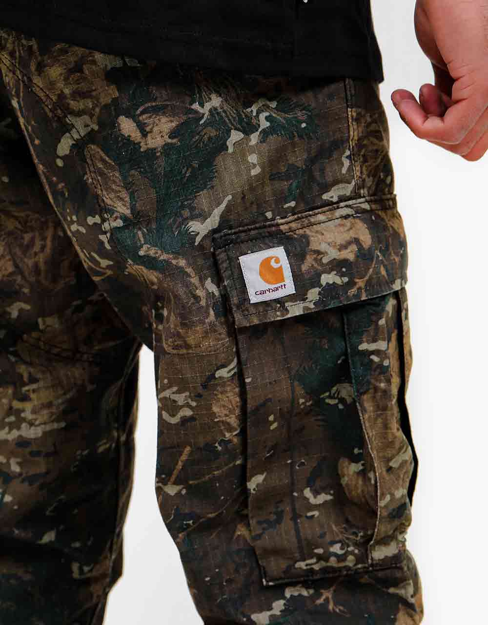 Carhartt WIP Regular Cargo Pant - Camo Combi (Rinsed)