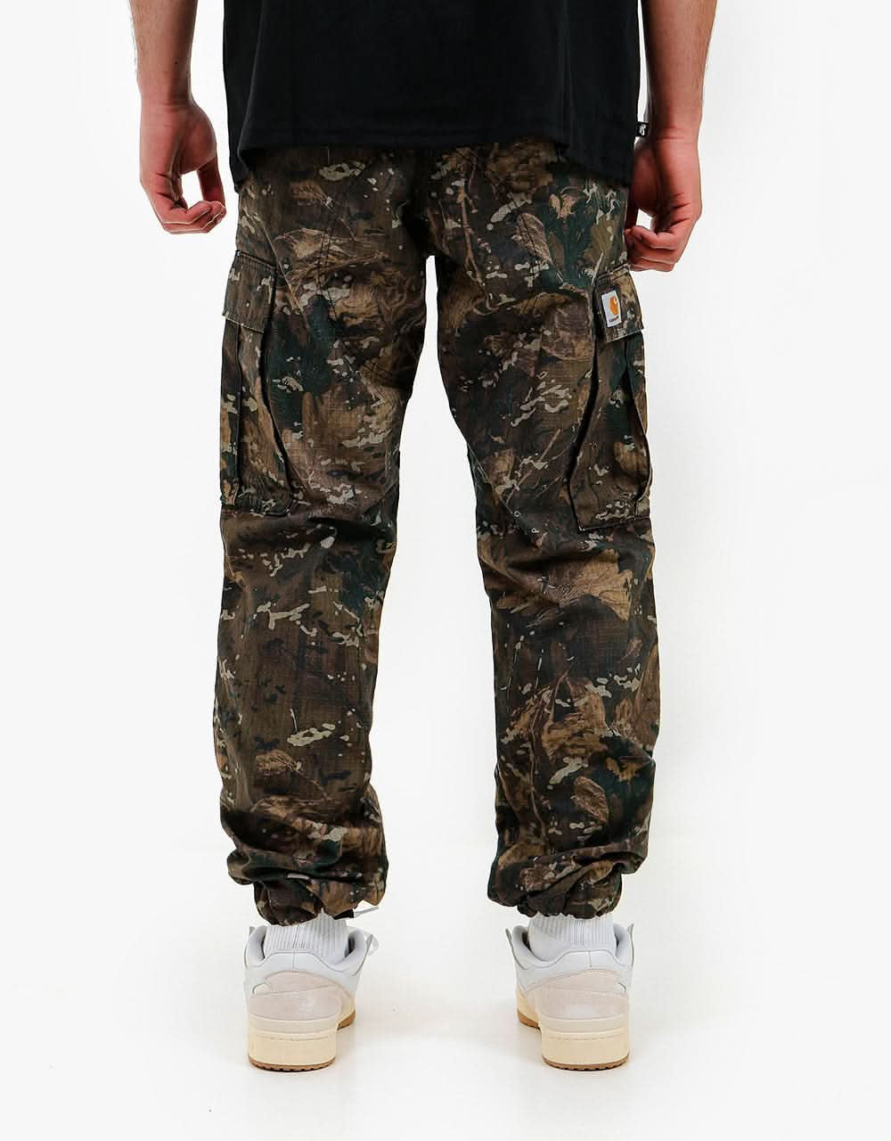 Carhartt WIP Regular Cargo Pant - Camo Combi (Rinsed)