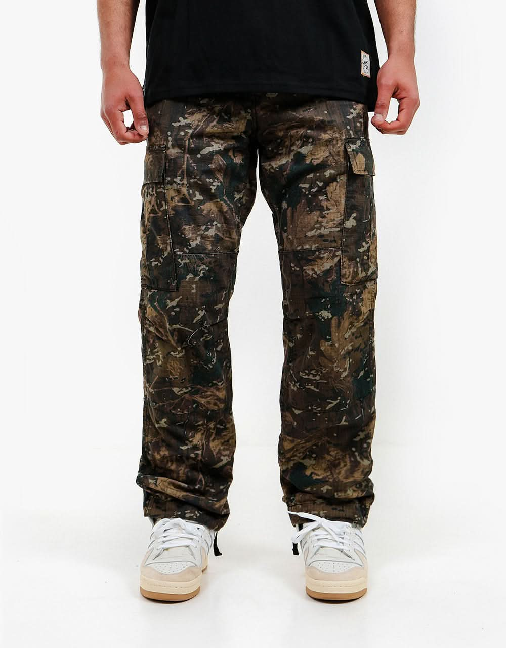 Carhartt WIP Regular Cargo Pant - Camo Combi (Rinsed)