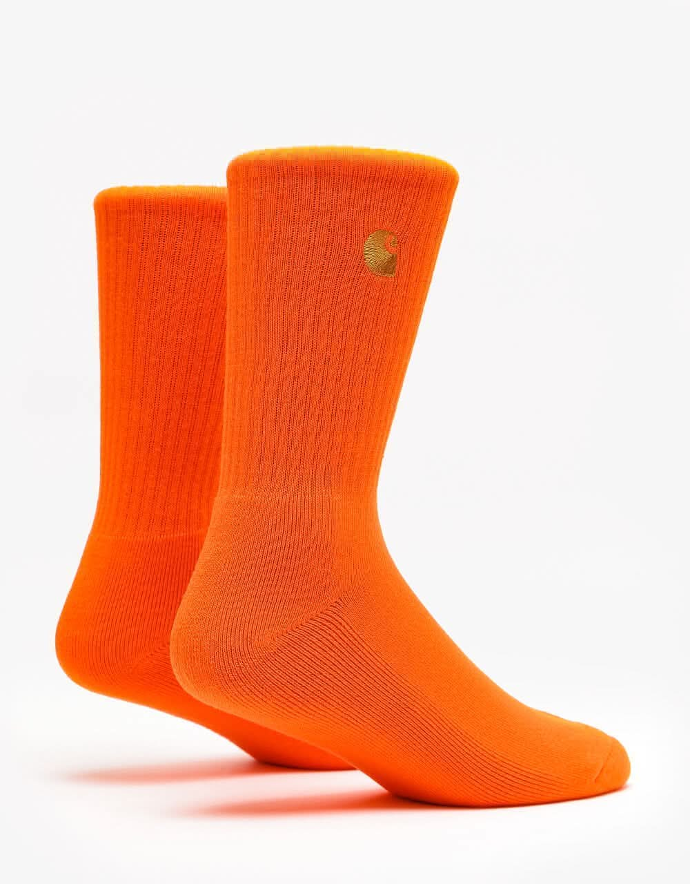 Carhartt WIP Chase Socks - Safety Orange/Gold