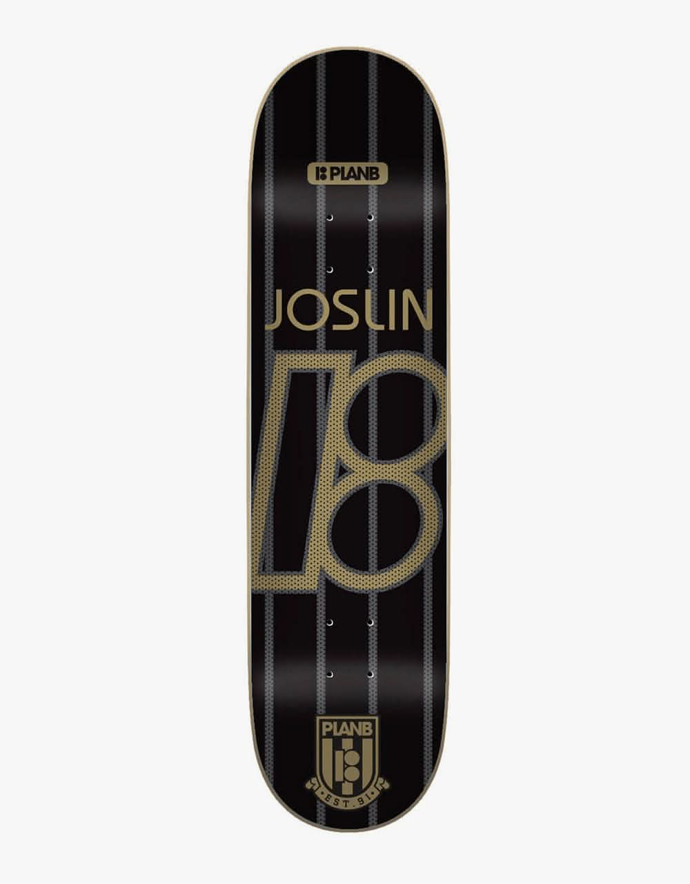 Plan B Joslin College Skateboard Deck - 8.375"