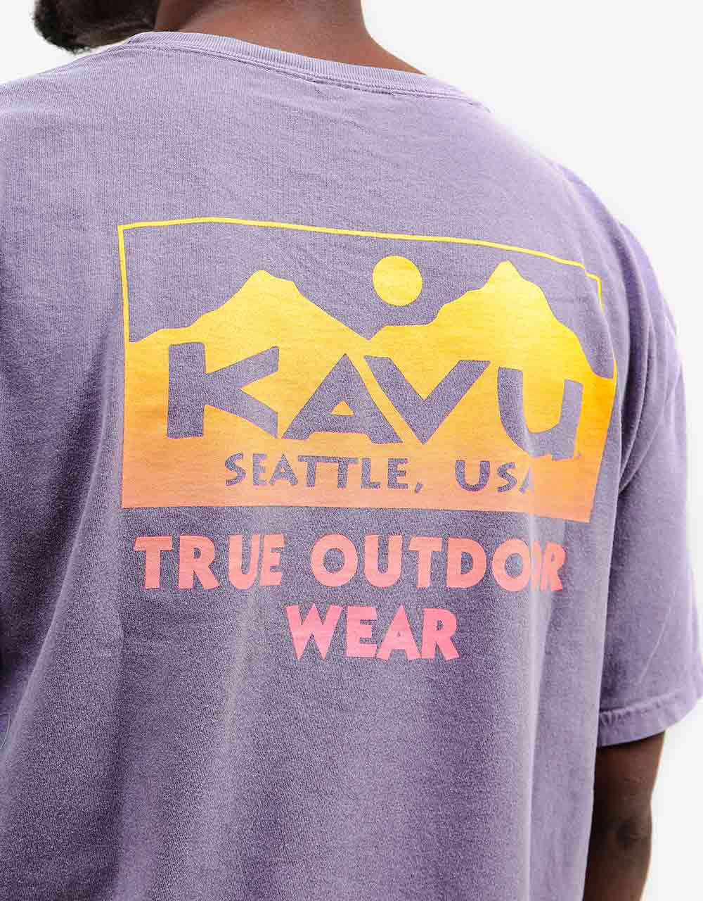 KAVU True Fade T-Shirt - Wine