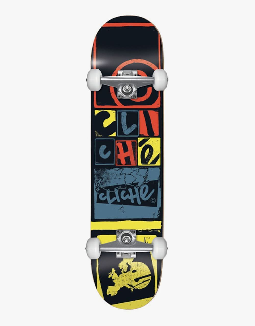 Cliché Letter Press Complete Skateboard - 8"