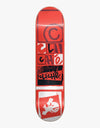 Cliché Letter Press RHM Skateboard Deck - 8.375"