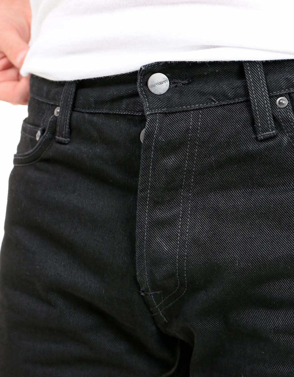 Pantalón Carhartt WIP Klondike - Negro (lavado único)