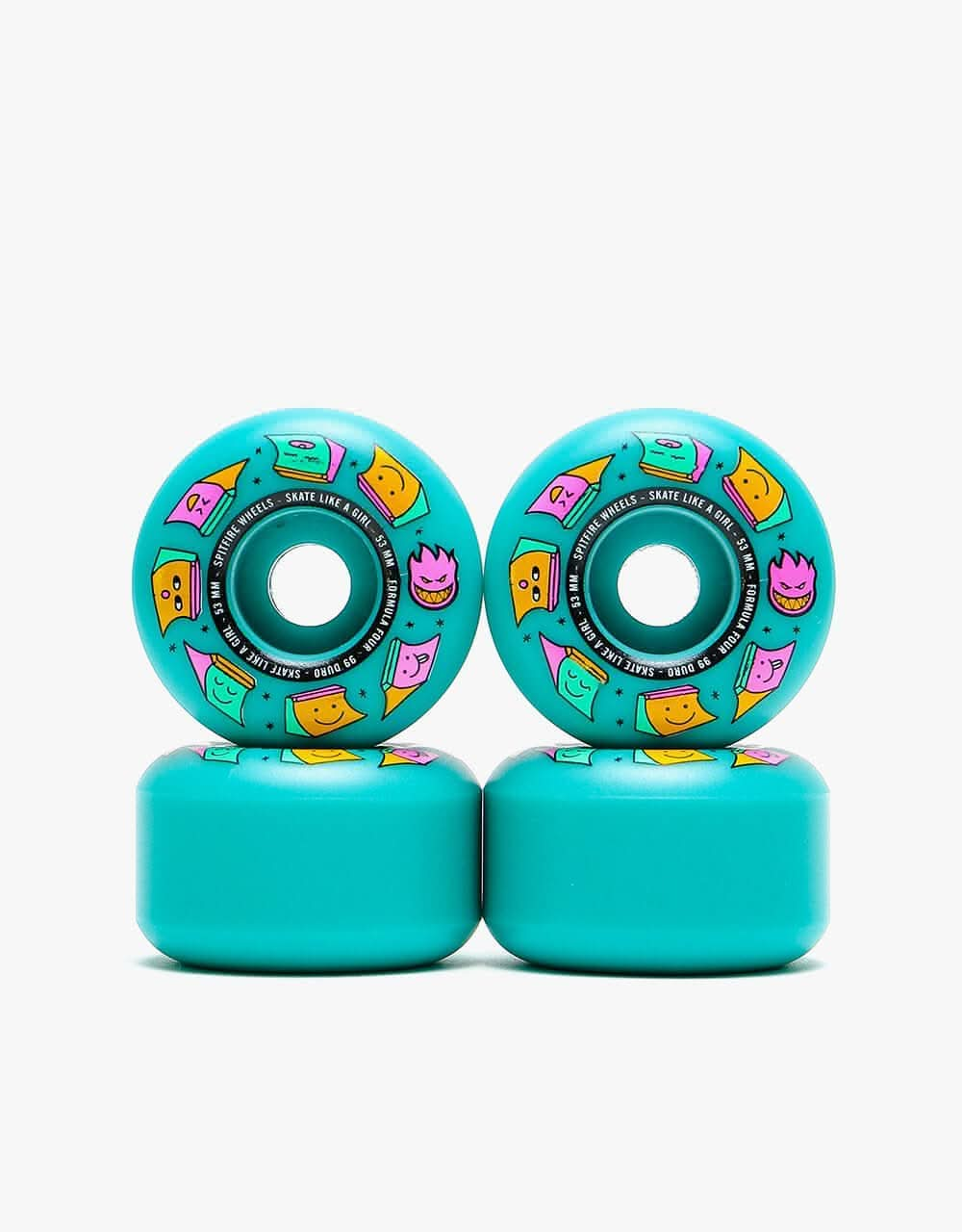 Spitfire Skate Like a Girl Formula Four Radial 99d Skateboard Wheel - 53mm