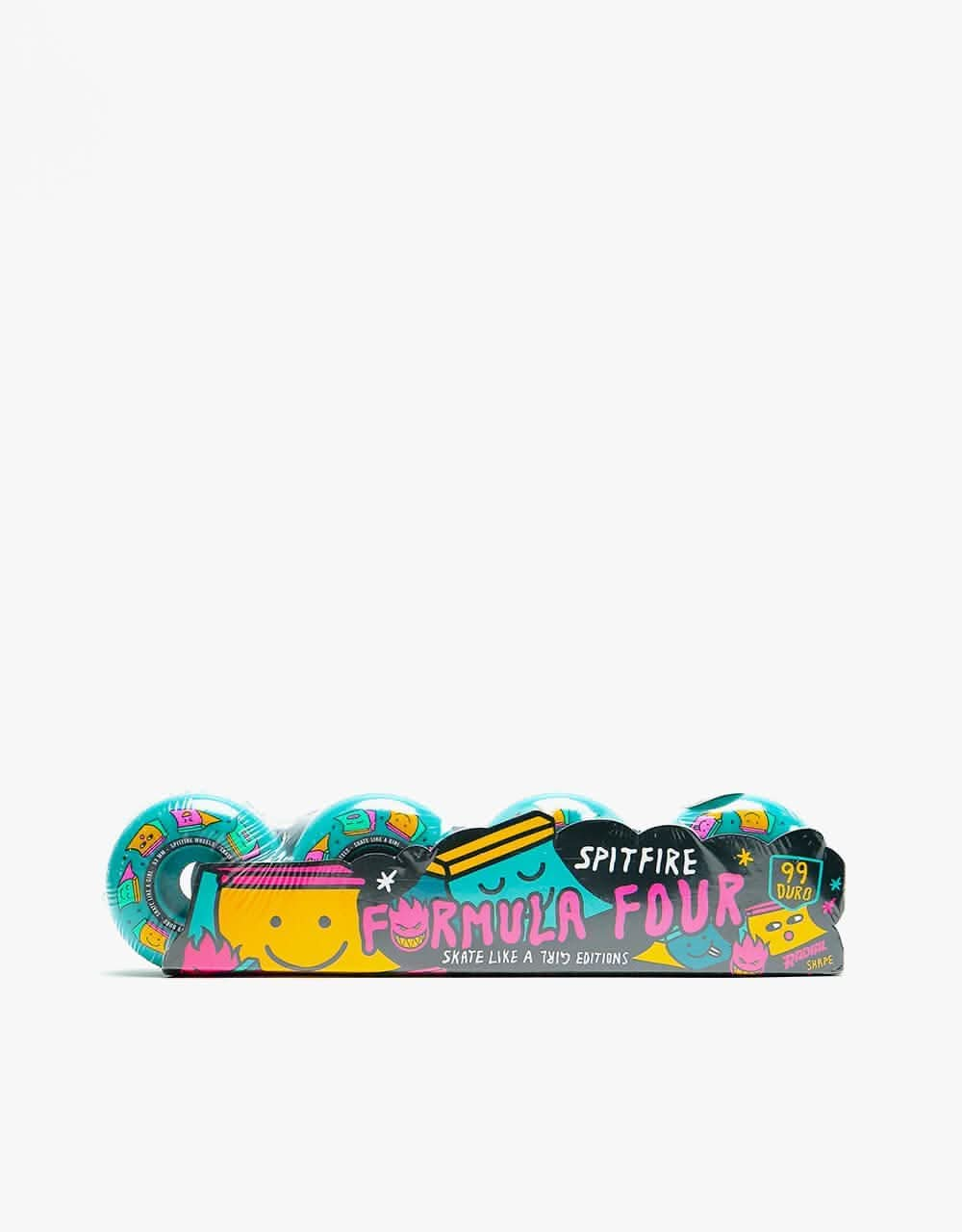 Spitfire Skate Like a Girl Formula Four Radial 99d Skateboard Wheel - 53mm