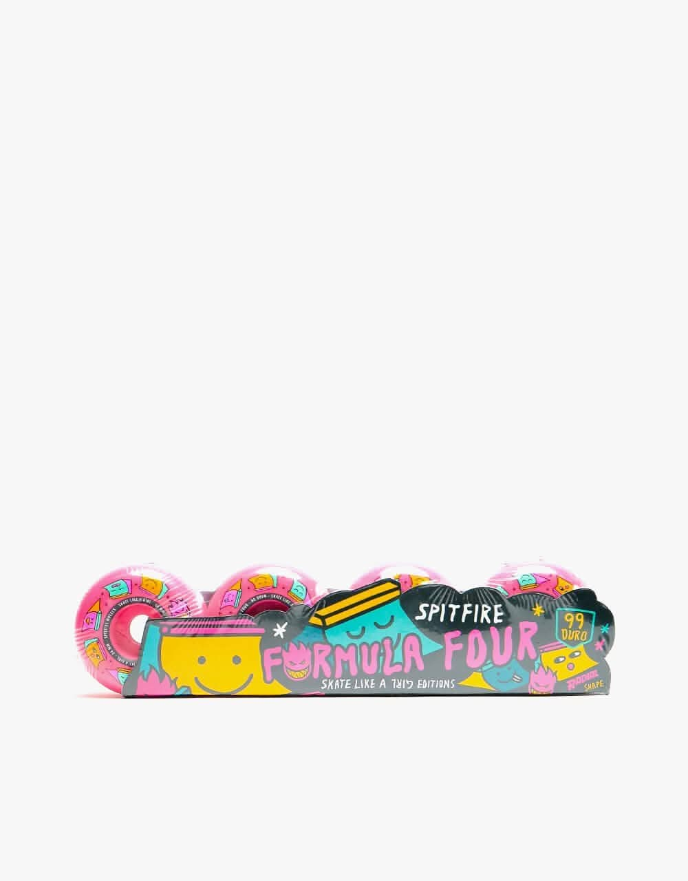 Spitfire Skate Like a Girl Formula Four Radial 99d Skateboard Wheel - 54mm