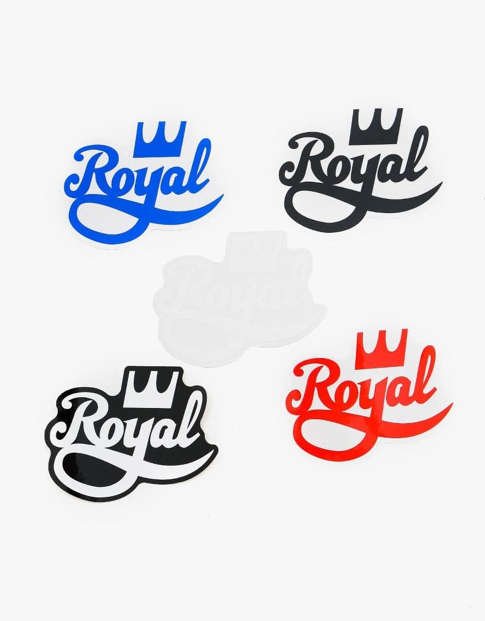 Royal Crown Script 6" Sticker