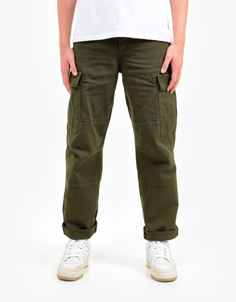 Route One Classic Cargo Pants - Olive