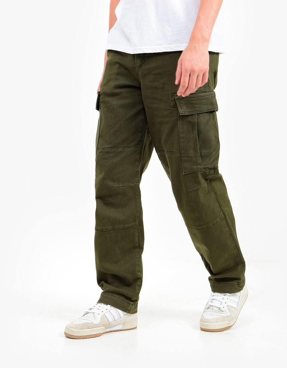 Route One Classic Cargo Pants - Olive