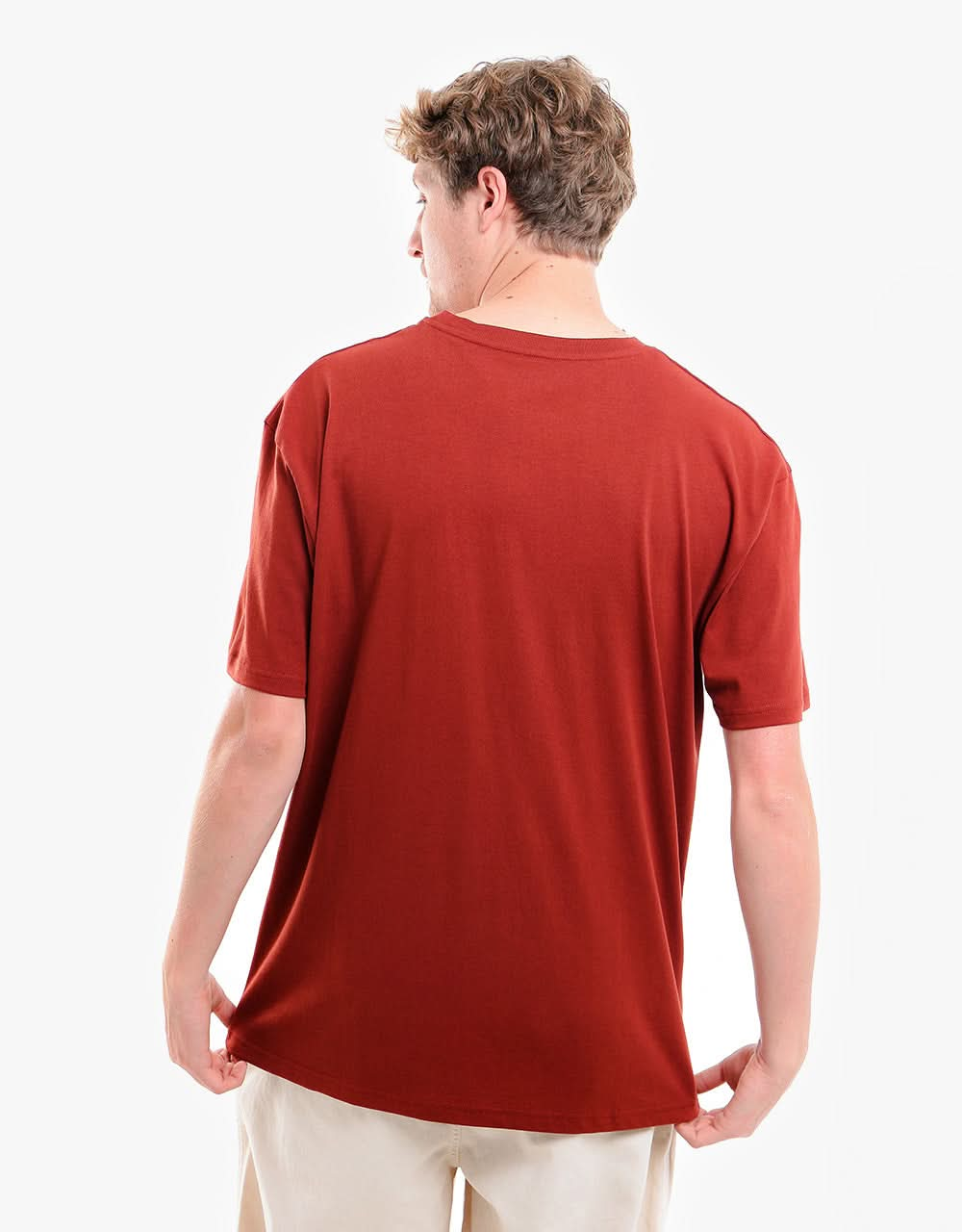 Route One Organic T-Shirt - Garnet