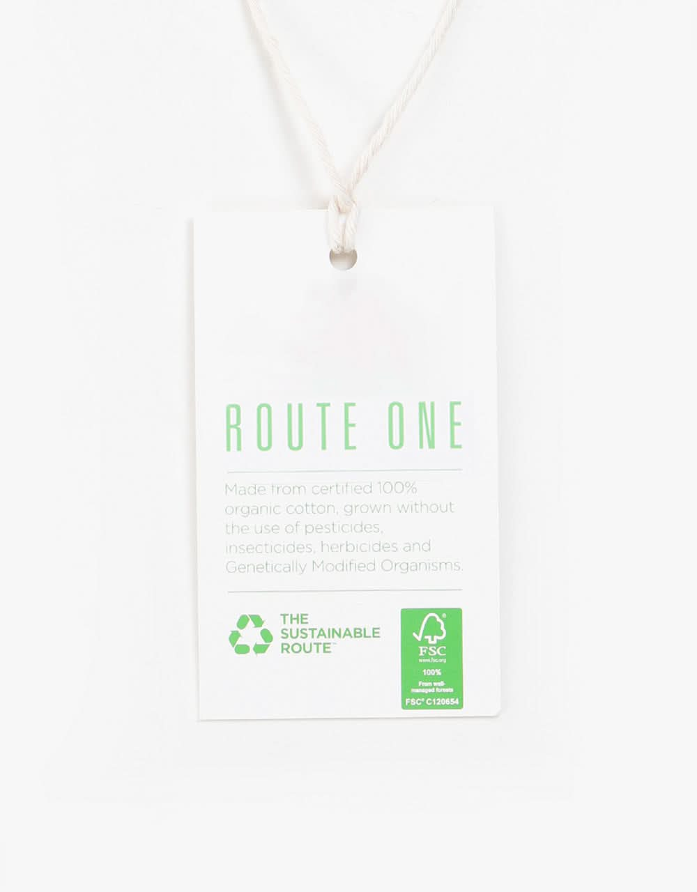 Route One Organic T-Shirt - Garnet