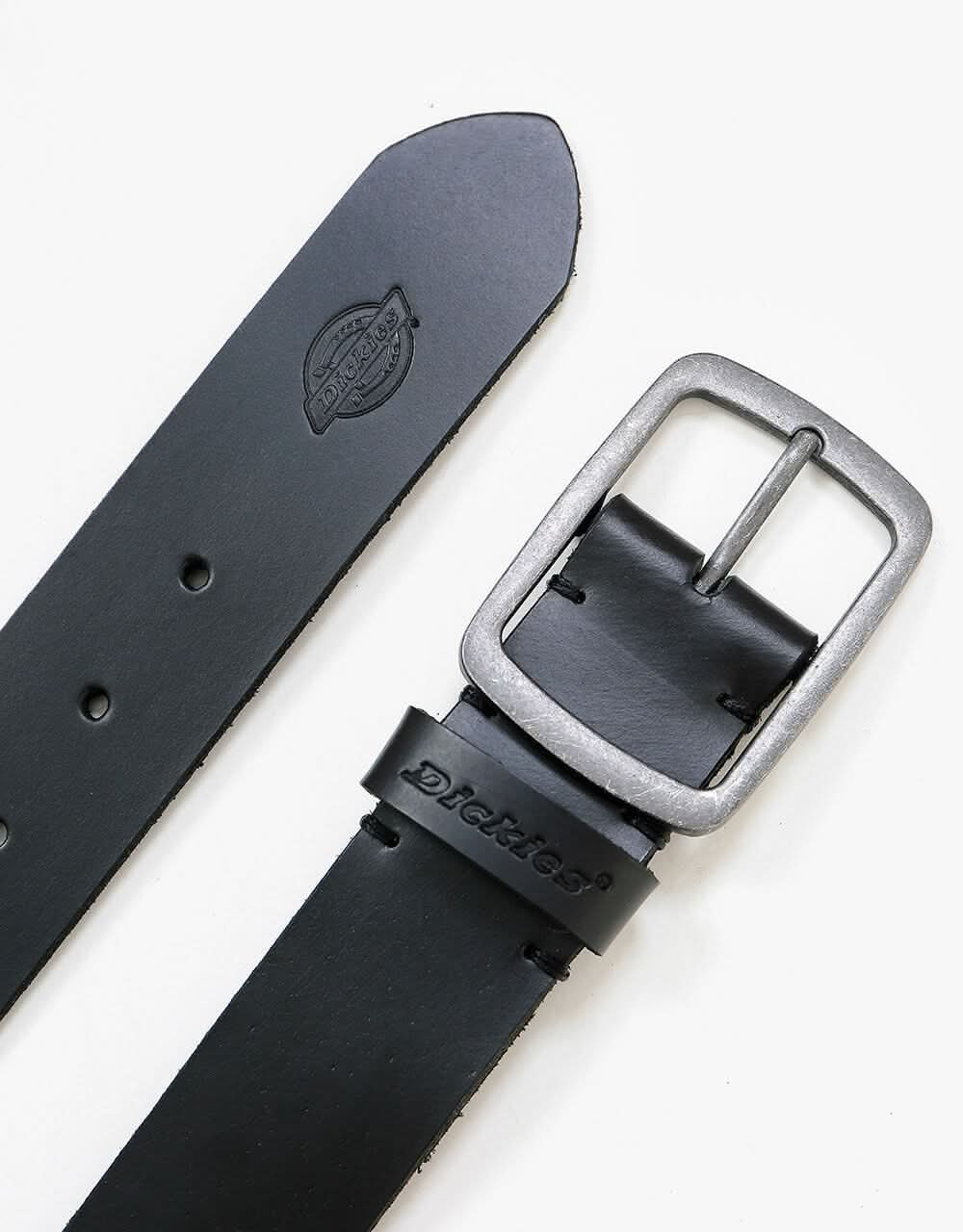 Dickies Eagle Lake Leather Belt - Black