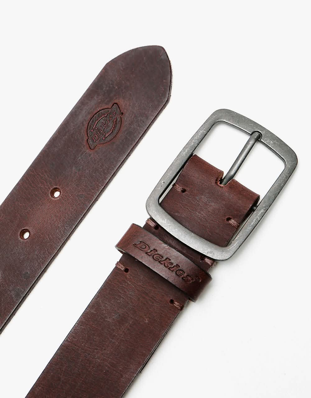 Dickies Eagle Lake Leather Belt - Brown