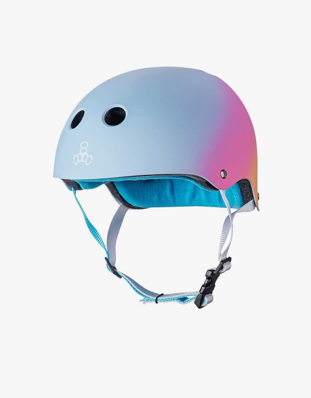 Triple 8 Sweatsaver Ceritifed Rubber Helmet - Sunset